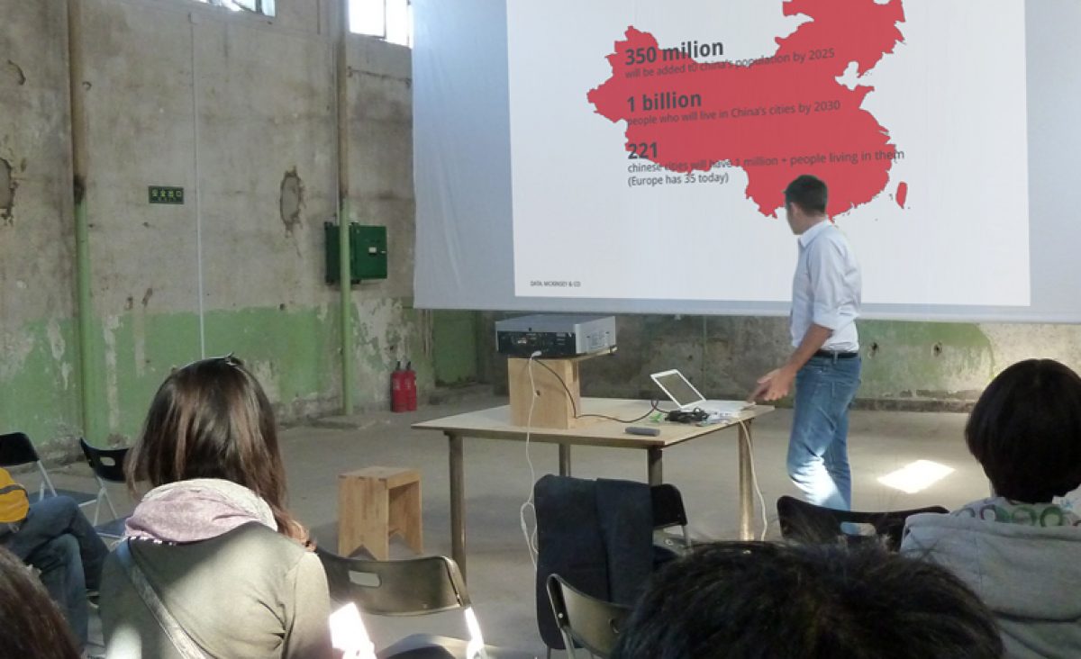 lecture at the Dashilan design hop
