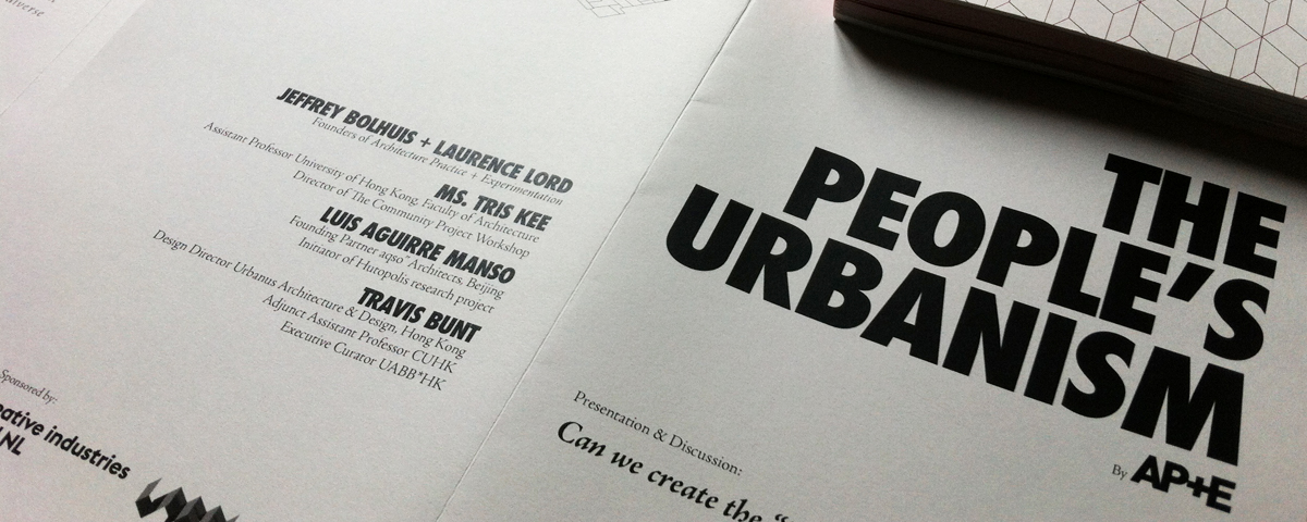 the people’s urbanism