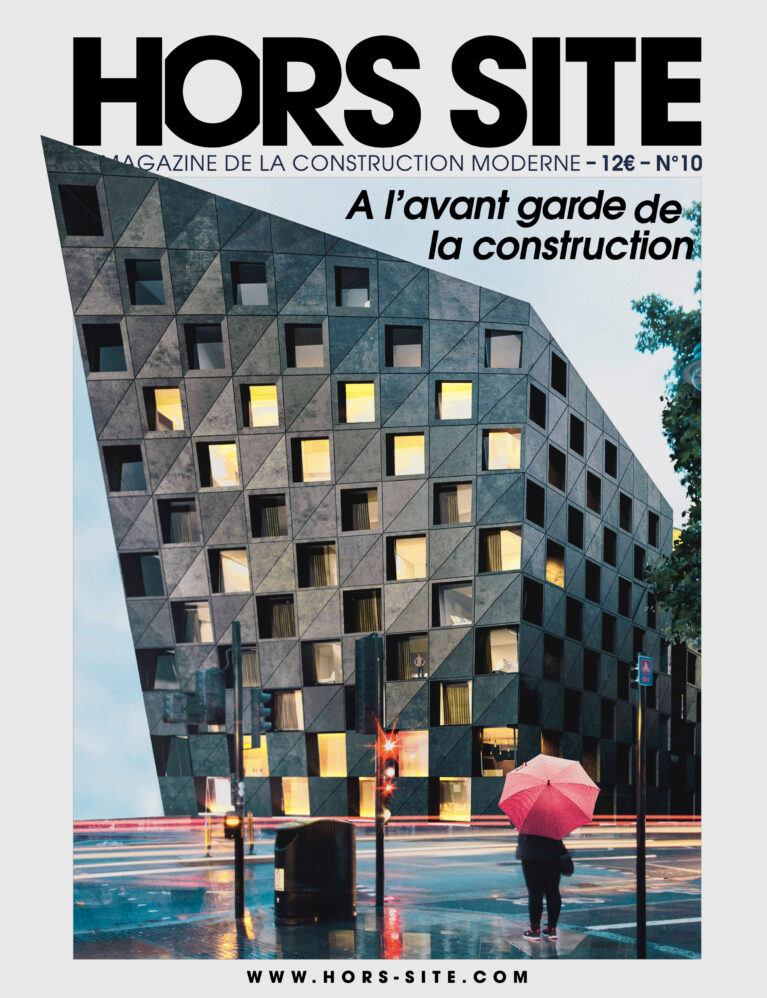 Hors-site front cover featuring the Shoreditch Hotel by AQSO architects